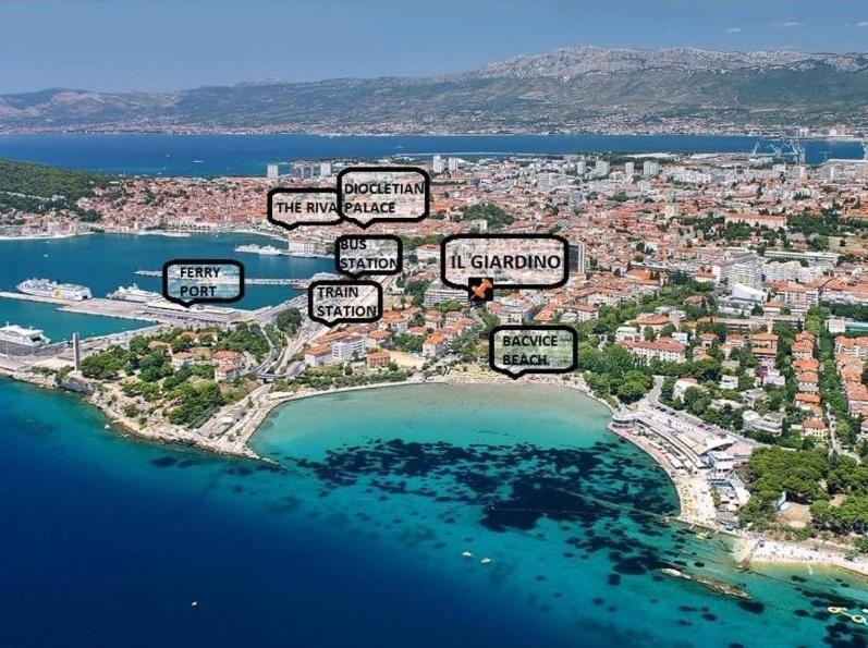 Il Giardino Luxury Rooms & Suites Split Exterior foto